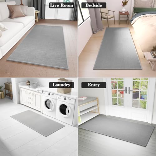 Kitchen Mat Rubber Backing Cushioned Non Slip Kitchen Rugs for Floor