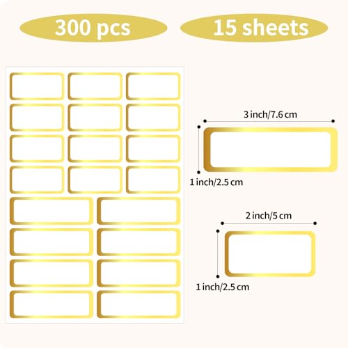Gold Labels Stickers