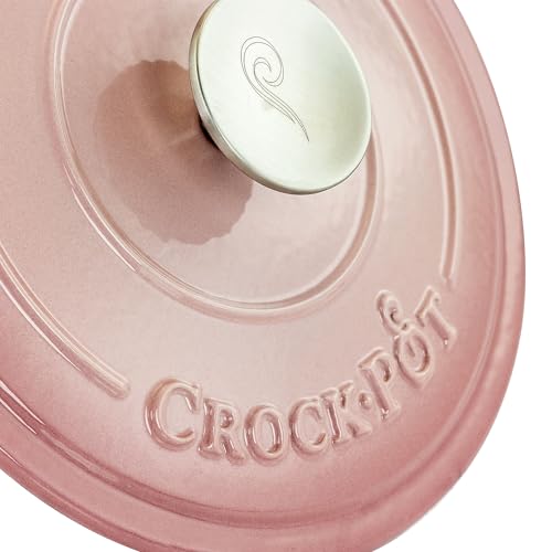 Artisan Round Enameled Cast Iron Dutch Oven (Blush Pink / 3-Quart)