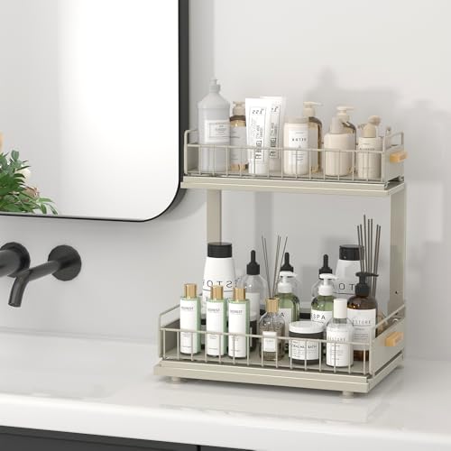 Under Sink Organizer (Double Layer / Grey-1 Pack)