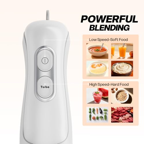 Immersion Blender Corded 400W (White / single)