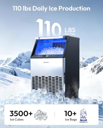 Under Counter Ice Maker with Drain Pump