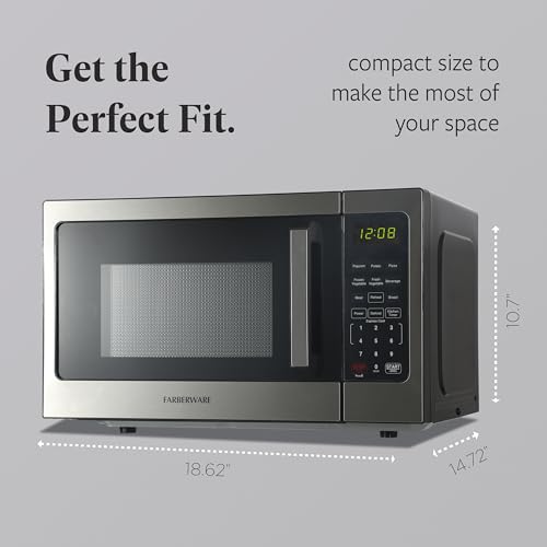 0.9 Cu. Ft. Countertop Microwave Oven (0.9 Cu. Ft. / Stainless Steel)