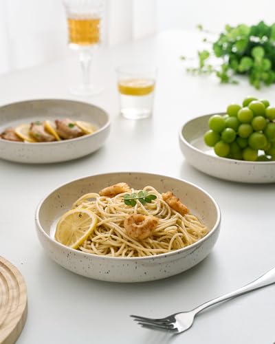 Meteor 33 oz Pasta Bowls Set of 6 (Creamy White / Set of 6)