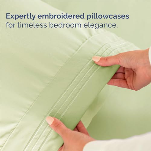 Full Size 4 Piece Sheet Set (16 - Light Sage Green / Full)