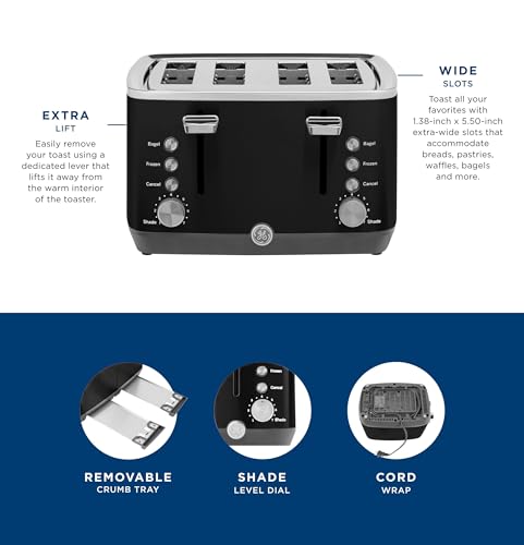 4 Slice Toaster (4-Slice / Black)