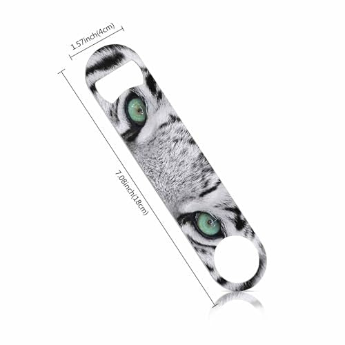 White Tiger Stainless Steel Bottle Opener Close (White Tiger)