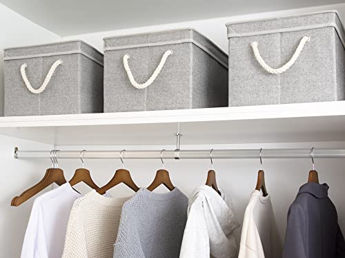 Storage Bins with Lids (Gray / Jumbo)