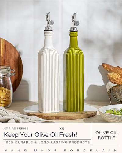 18 oz Olive Oil Dispenser Bottle for Kitchen (Vintage)