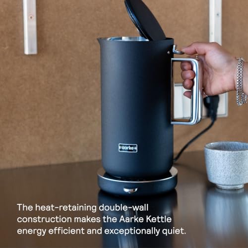 Kettle Electric Stainless Steel Tea Kettle 1.2L (Black)