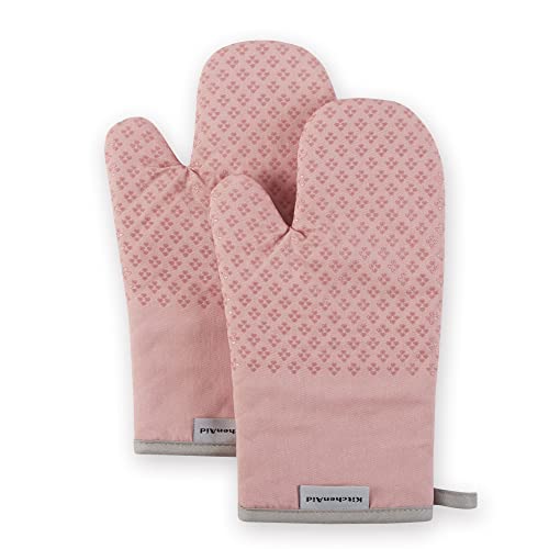 Asteroid Oven Mitt Set (7"x12.5" / Dried Rose)