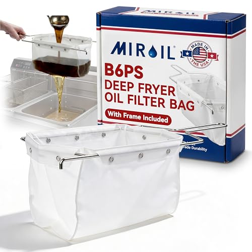 B6PS EZ Flow Deep Fryer Oil Filter Bag and Frame (Filter Bag - Frame)