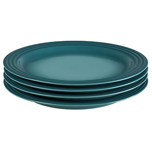 Stoneware Set of 4 Dinner Plates (Caribbean)