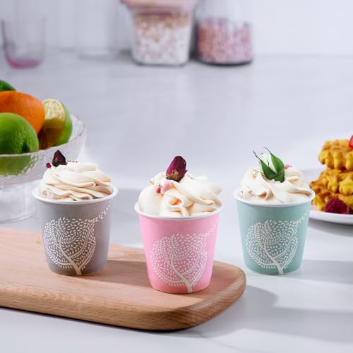 600 Pack 3 oz Paper Cups (600pack Colour mixture)