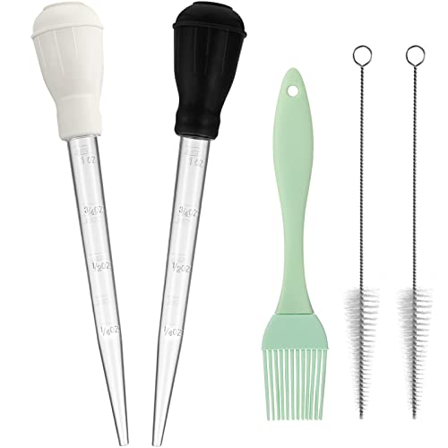 5 Pcs Large Turkey Baster Set for Cooking