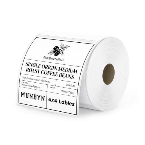4x4 Thermal Labels (White / 4x4")