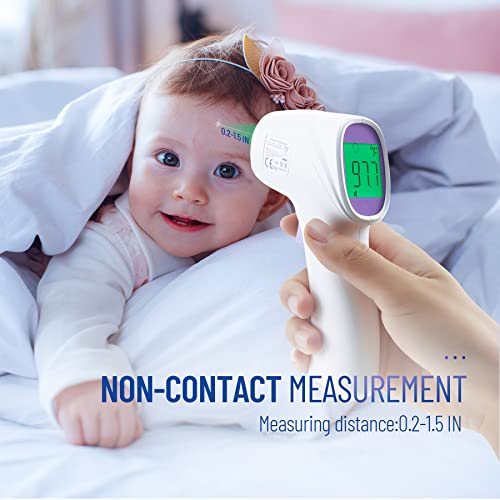 Forehead Thermometer for Adults and Kids (Purple)