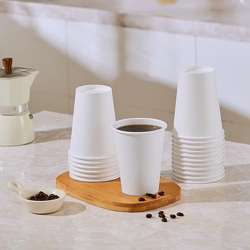 300 Pack 12 oz Disposable Paper Coffee Cup (12oz)