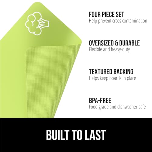 BPA Free Flexible Cutting Board (Pack of 4)