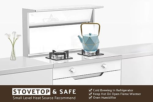 Cast Iron Teapot (30 oz / Blue)