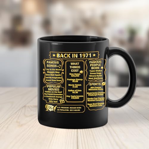 55th Birthday Gifts for Women Men (55-1971)