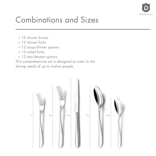 Matte Silverware Set (60-Piece Flatware Set)