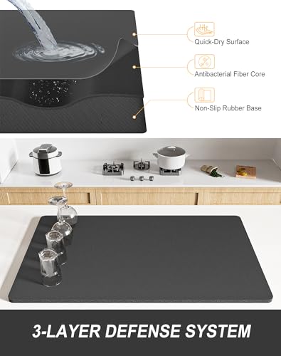 Dish Drying Mat for Kitchen Counter