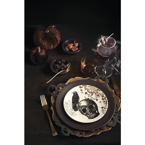 895246 Lx Collective Black Dinner Plates (6.30 LB / Dinner Plates, Set of 4)