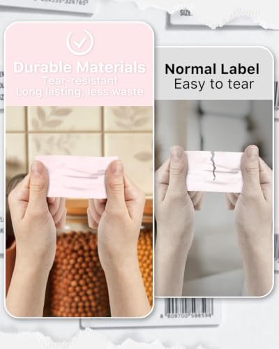4x2 Inch Thermal Labels (4"x2" / Pink)