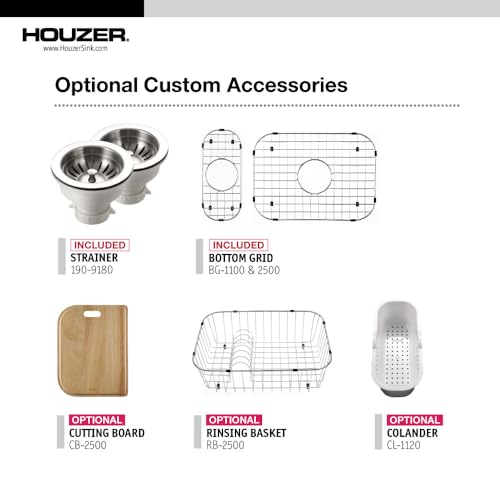 33" Stainless Steel Topmount 80 (Modern / 33" x 22" x 8")