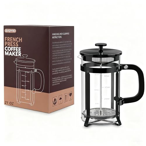 French Press Coffee Maker 21oz (Black / 21oz)