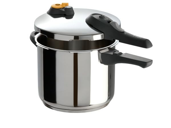Secure Stainless Steel Stovetop Pressure Cooker (Pressure Cooker / 6.3 Quarts)