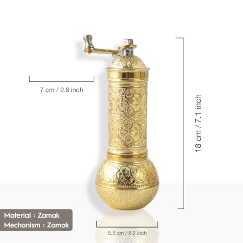 Decorative Manual Coffee Grinder (Yellow)