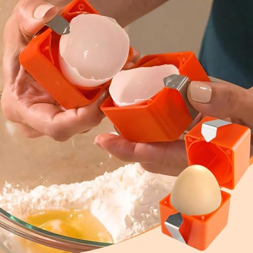Egg Shell Opener Remover (Orange Square / 1 Pcs)