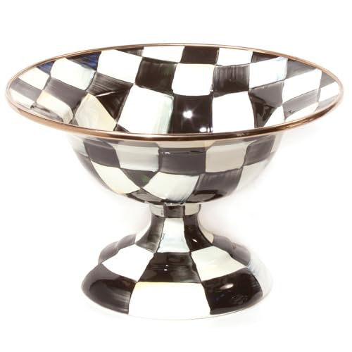 Enamel Compote (Small / Courtly Check)
