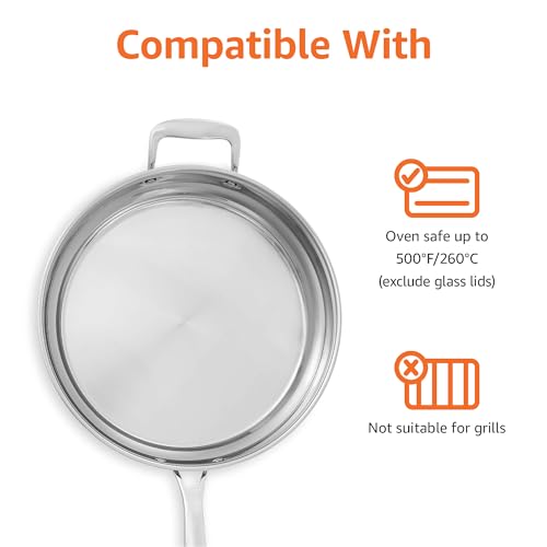 Stainless Steel Cookware 15 (15-Piece Set)