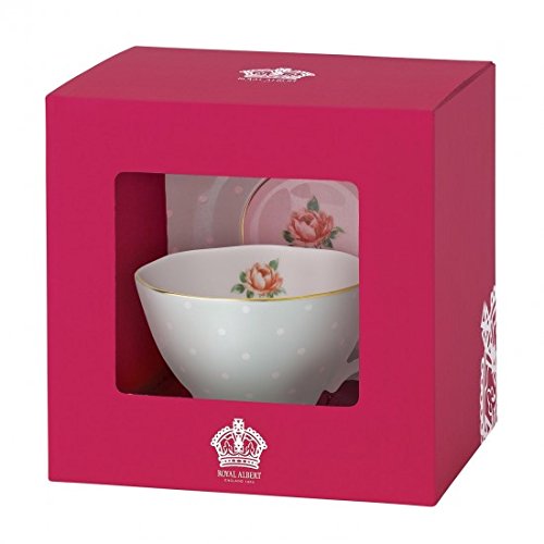 Polka Rose Teacup & Saucer Set (Teacup & Saucer Set)
