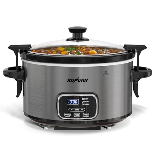 4QT Slow Cooker (4 Quarts / Grey)