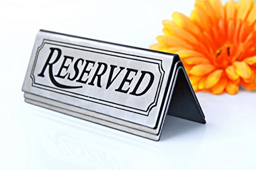 Stainless Steel Table Tent Sign