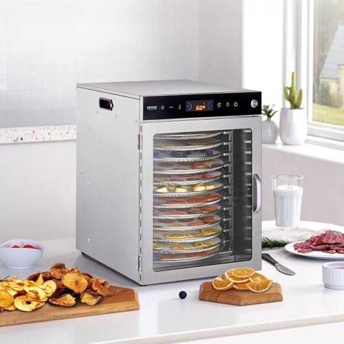 Food Dehydrator Machine (12-Trays/800W/Rotary)