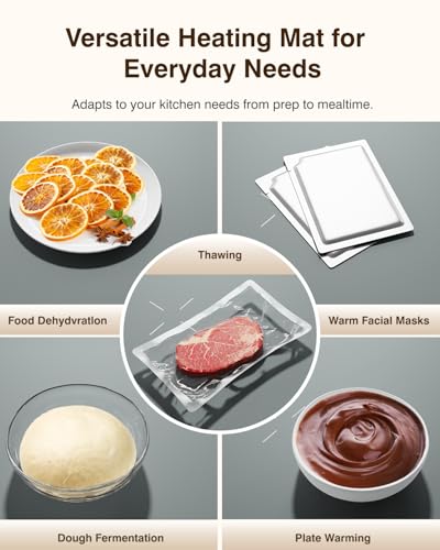 Warming Mat for Food (Dark Grey / Large)