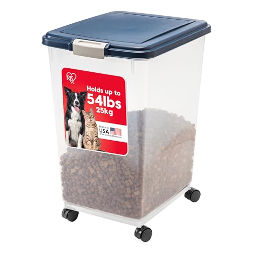 Dog Food Storage Container (54 lbs / Navy)