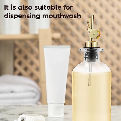 Olive Oil Dispenser Bottle (16.9 fl oz (2-Pack) / Gold)