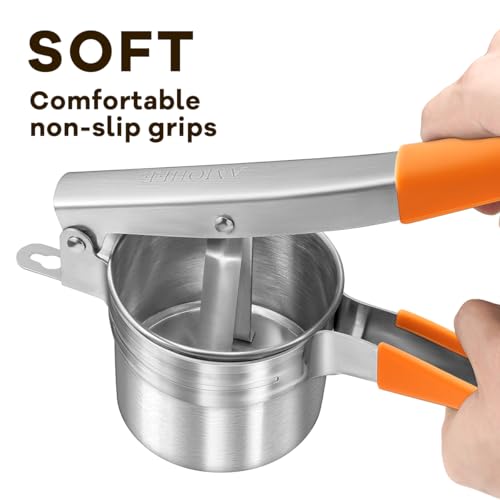 Potato Ricer Stainless Steel Potato Masher Anti