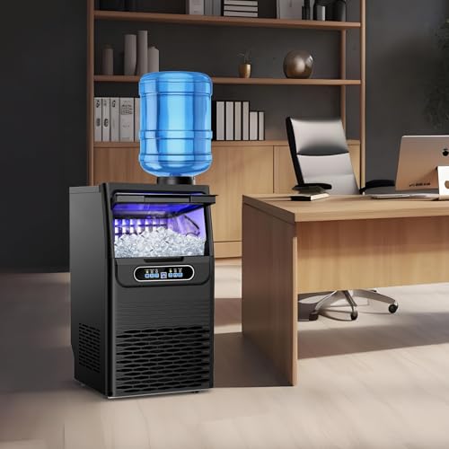 Commercial Ice Maker Machine (100Lbs/24H-Black1)