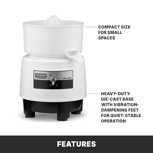 Compact Electric Citrus Juicer with 120 Oranges per Hour Capacity
