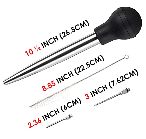 Stainless Steel Turkey Baster With BBQ