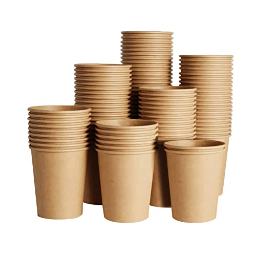 400 Pack 8 oz Kraft Paper Cups (8oz-400pack)
