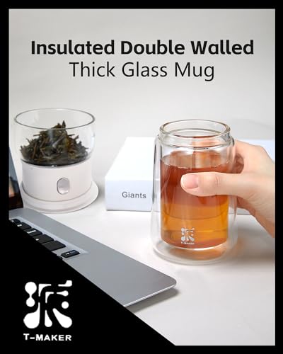 Modern Glass Infuser Pot (04-White / 9oz)