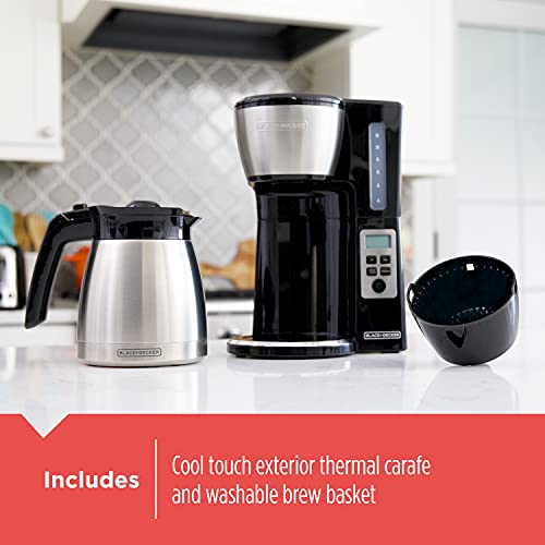 12 Cup Thermal Programmable Coffee Maker with Brew Strength and VORTEX Technology (CM2046S)